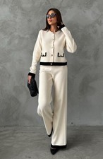 Knitted trouser Co Ord set Size M/L 12/14 BNWT