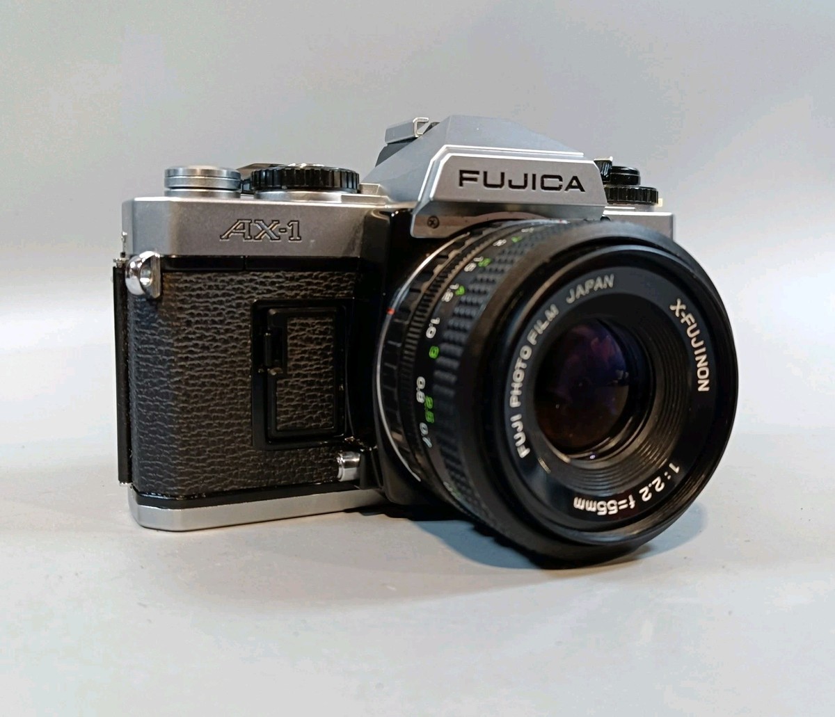 Fujica SLR Camera, Fujica AX-1 35mm SLR with 55mm lens Fujica