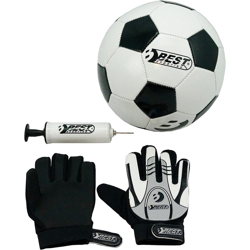 ЛУЧШИЙ спортивный набор для игры в футбол 3teilig Torwarhandschuhe Fuball Ballpumpe 4490₽