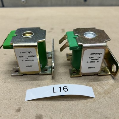 (2) INVENSYS K-53055-21 Coil Dump Valve120V NNB Fast   Shipping + Warranty