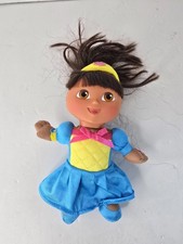 Dora The Explorer Stuffed Doll 2004 Fisher Price Mattel Vinyl Face Rare 9"