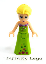 LEGO 2016 Elsa with Lime Dress Minifigure Disney (Sale without Green Cape)