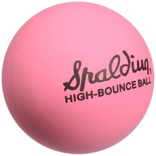 Spalding High Bounce Pink Ball All Purpose Play Indoor Outdoor for All Ages