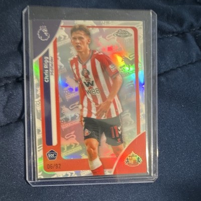 Topps 2026 Chrome Premier League Chris Rigg Sunderland Rookie