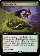 MTG Pillage the Bog (Extended Art) English OTJ