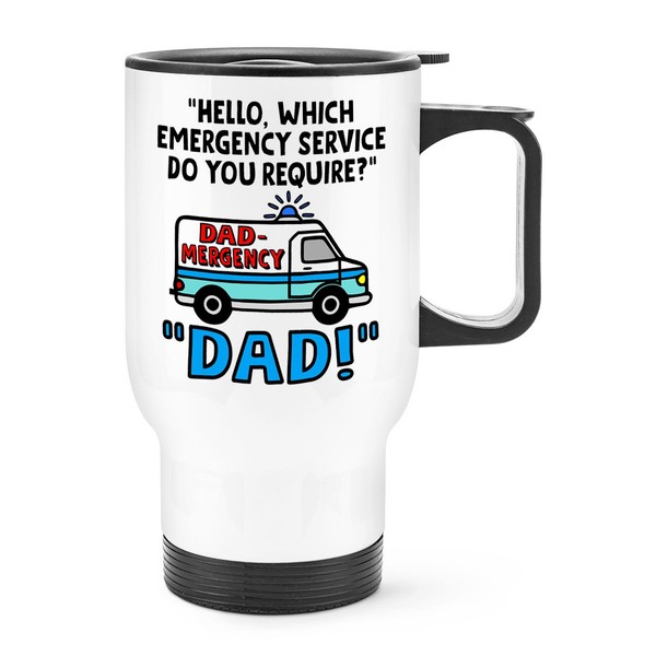 Gift Base Thermobecher 14Oz Weiß Edelstahl Doppelwand Travel Mug Spruch-image