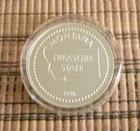 1986 Johnson Matthey Montana Big Sky 1 oz .999 Fine Silver Round