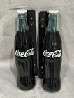 Vintage Acrylic Coca Cola Bottle With Door Handles 9 3/4” Tall 1 Pair