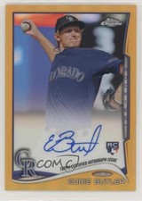 2014 Topps Chrome Rookie Auto Gold Refractor /50 Eddie Butler #EB Auto 06z2
