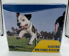 Electric Dog Fence System. 2 Collar Water Proof And Rechargeable - NEW IN BOX