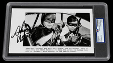 Signed Adam West Photo Batman Bruce Wayne 1966 Batman TV Series Autographed PSA