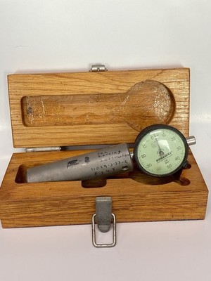 Federal D8I Dial Indicator, .001'' Graduation Wood Box Dorsey Dial Bore Gage E3