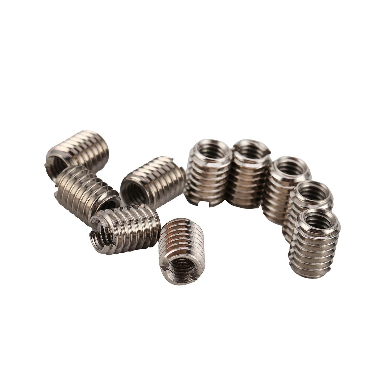 10x Stainless Steel Thread Inserts Reducing Nut Female Thread M4x0.7 Lso☜