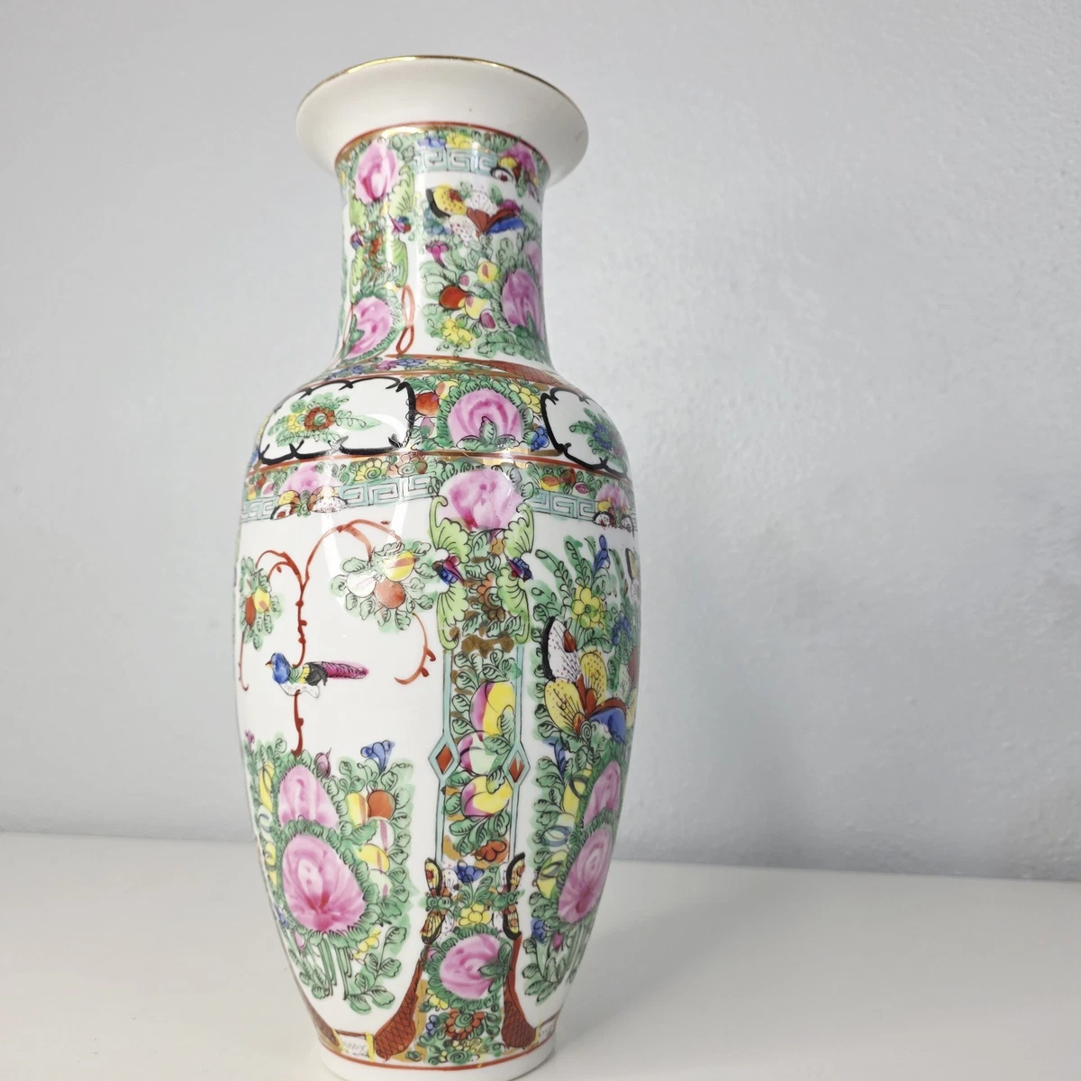 日本美術 藤田和廣作 青磁花瓶 共箱 未使用 陶芸工房「久玲居」 ED11