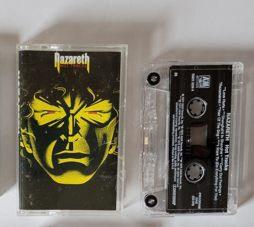 6 Vintage Heavy Metal Cassette Tapes Cinderella Quiet Riot White Snake Nazareth - Image 4 of 4