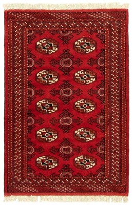 Traditional Vintage Hand-Knotted Area Rug 3'3'' x 4'11'' Oriental Wool Carpet