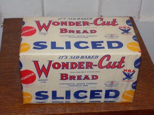 Vintage Wonder-Cut Bread Sliced Display Loaf