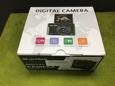   4K ULTRAD Vlogging Photog Digital Camera 64 MP Flip Screen 32GB 18X Zoom NIB  