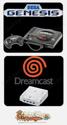 Classic Sega Console Mousepad Collection - Bring 16 & 128 Bits to Your PC!