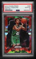2019-20 Panini Prizm Rookie Red Ice Romeo Langford #260 PSA 10 GEM MT 0h28
