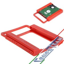Adattatore SSD HDD 2.5" a 3.5" Montaggio su PC Desktop Bay Rosso