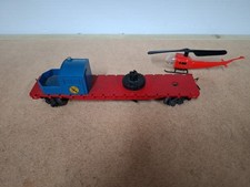 Triang Vintage R566 Battle Space Rocket Launcher Wagon and Helicopter OO Gauge