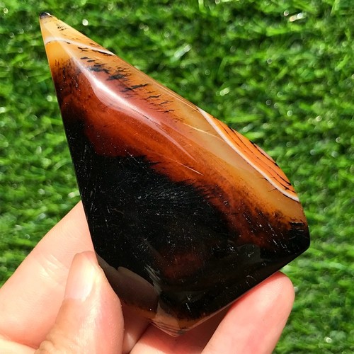120G Raro Patrón Ágata Cuarzo Forma Libre Cristal Mineral Muestra Curación - Imagen 8 de 14
