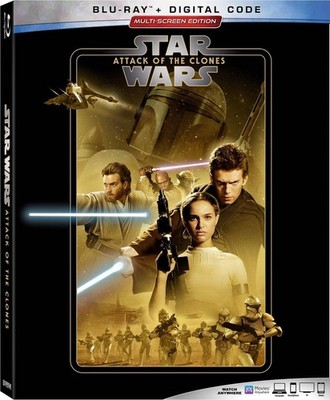   Star Wars Episode II  Attack Of The Clones Bluray  Digital G2U