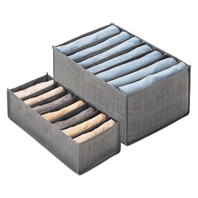 4 Pieces modifiable Storage Containers 7 Sections System For Neat Home