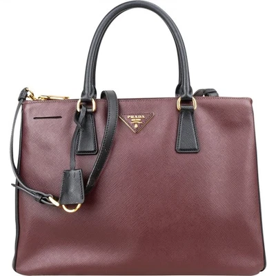 Prada Bicolor Saffiano Leather Galleria Handbag Tasche - Bild 1 von 4