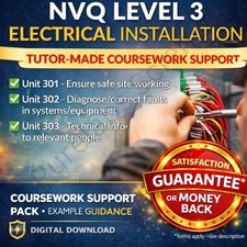 NVQ Level 3 Electrical Installation 2356 & 2357 Completed Coursework Answers