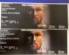 Felix Blume Kollegah Konzertkarten München März 2026