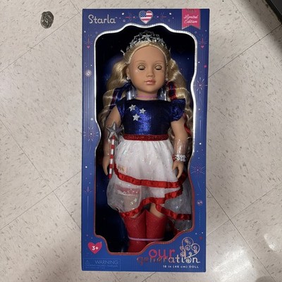 Our Generation Doll STARLA Limited Edition 4th of July New in Box