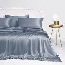Tencel Lyocell Duvet Cover Set, Eucalyptus Cooling Lightweight Silk Comforter...