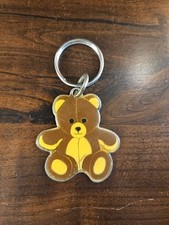 Vintage, Teddy Bear Keychain, 3 Inch.