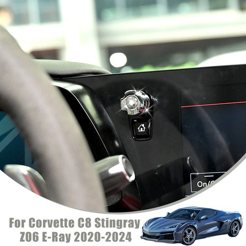 Aluminum Volume Dial Rotary Knob for Corvette C8 2020-2024 Console Replacement - Picture 2 of 15
