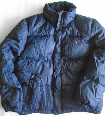 Tommy Hilfiger Denim Daunenjacke Puffer Navy Blau Herren L READ DESC Y2k 2006