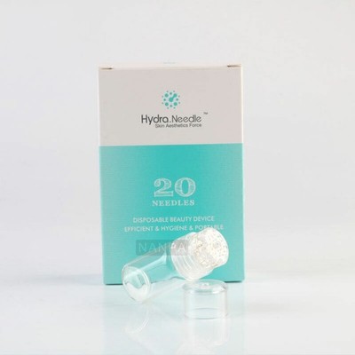 Hydra 20 Pins Derma Roller With bottle Skin Therapy Auto Serum Infusion System