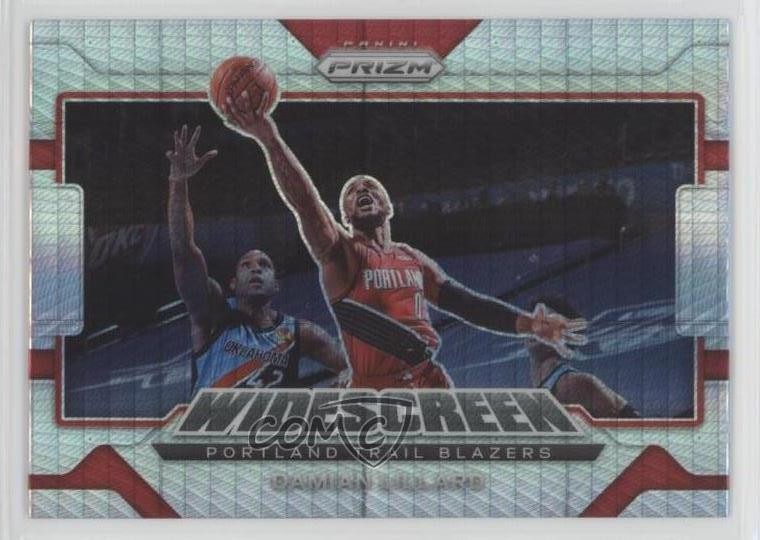 2021-22 Panini Prizm Widescreen Hyper Prizm Damian Lillard #6 16gt