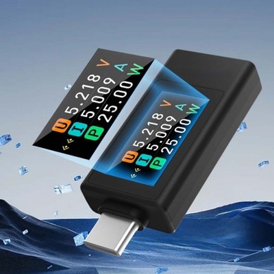 Type C Digital Voltage Current Meter KWS1902L 0 96 Inch Display 430V 12A Max