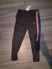 adidas Men’s Track Pants Regular Fit Size M Regular Black Red Blue White