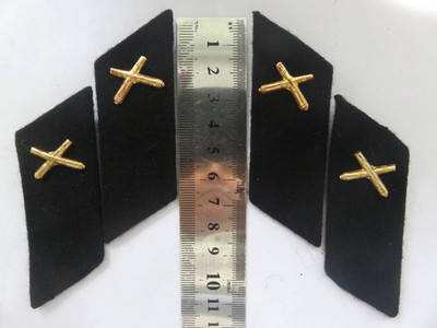Soviet Russian set of artillery emblems of the Soviet Army of the USSR