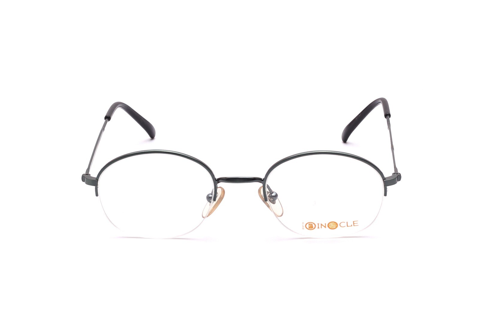 Бинокль Brille Fassung Halbrand Oval Grün Uni Design Франция, 48-20 мм, B11 D1