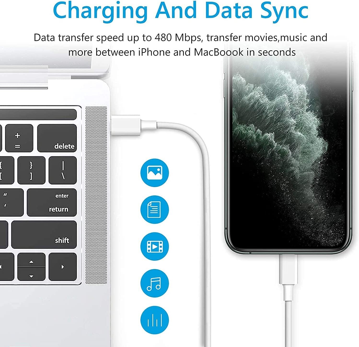 Comprar Charger and 20 watts adapter for Iphone 11 12 1... en USA desde Chile TiendaMia