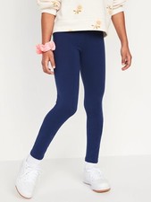 Girls Navy Leggings - Small 