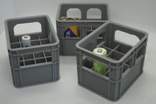 AA AAA 9V Battery Storage Mini Milk Food Crate Desk Tidy Organiser Safe