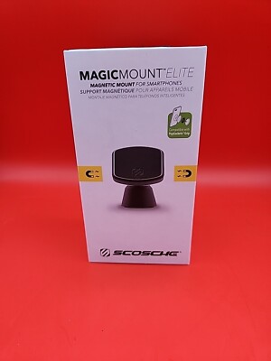 SCOSCHE MagicMount Elite Magnetic DASH Mount for SmartPhones - BLACK