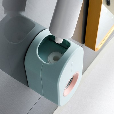Toothpaste Dispenser Wall Mounted For Bathroom Automatic Toothpaste Squee~J~