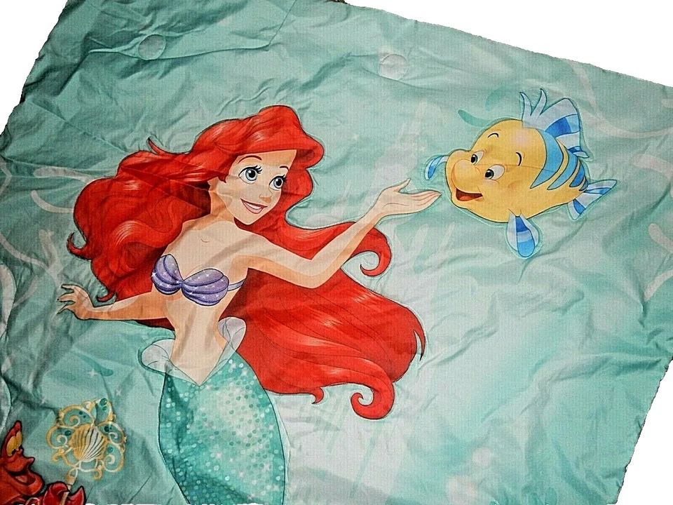 5J!WOW! Manta edredón cama vintage de Disney La Sirenita para niño pequeño Foto 3 de 3