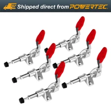POWERTEC 6PK Toggle Clamp, 100lbs, 301A Quick Release for Woodworking, Welding
